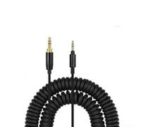 Cable auxiliar con extensión de resorte de 1,5 m a 5 m y adaptador de 6,35 mm para Sony para uso WH1000XM5 XM4 XM3 y MDR1000X