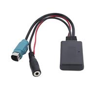 Cable Auxiliar de Radio Inalámbrico Bluetooth para Automóvil, Adaptador Manos Libres para Micrófono Apto para CDA-9852 E, 12 V, Soporte de Conexión de Cable Rojo y Negro, Audio Bluetooth