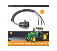 Cable Auxiliar para Toma de Corriente, Arnés de Cableado del Tractor RE48525 RE37651 para 8570, 8760, 8770 y 8870
