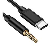 Cable Auxiliar USB C a Aux Jack 3.5mm 1M para Coche - Cable Audio Auricular - Adaptador Compatible con Samsung Galaxy S22 S21 S20 Note20, Xiaomi, Huawei