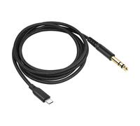 Cable auxiliar USB tipo C de 6,6 pies a conector TRS macho de 1/4 de pulgada y 6,35 mm