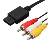 Cable AV compuesto de video compatible con Nintendo 64/N64/GameCube/Super Nintendo SNES TV Game (6 pies)