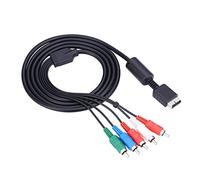 Cable AV Multi out Cable de Video/Audio de Alta definición por componentes para el Sistema de Juegos Sony Playstation PS2 PS3 conectador a HDTV o EDTV con Conectores codificados por Color