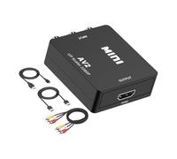 Cable AV pour téléviseur | Cable adaptateur vidéo avec connecteurs | Convertisseur audio/vidéo pour boîtiers TV, magnétoscopes, caméras | Accessoire pratique pour home cinéma, idéal pour Thanksgiv