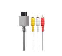Cable AV RCA para Consola de Juegos para , Cable de Audio y Vídeo de Línea Compuesta, Adaptador de Enchufe Chapado en Oro para Mando de
