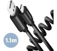 Cable AXAGON BUCM-AM20TB USB-C <-> USB-A, 1m, USB 2.0, 2.4A, ALU, PVC