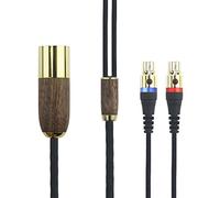 Cable balanceado XLR de 4 pines compatible con Audeze LCD-2, LCD-4, LCD-3, LCD-X, LCD-XC, MM-500, cable de audio de repuesto para actualización de auriculares, cable de audio 7N OCC, cobre chapado en