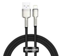 Cable Baseus Cafule 1 m Lightning USB A Macho Negro transferencia 480 Mbps