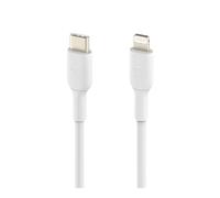 Belkin Boost Charge Cable USB-C a Lightning (Cable de Carga rápida para iPhone 14 y Modelos anteriores) Cable USB-C para iPhone con certificación MFi (Blanco, 2 m)
