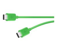Cable Belkin F2CU043bt06-GRN de USB C a USB-C verde.