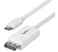 Cable Bi-Direccional USB-C a 4K 60Hz DisplayPort 1.2, 2m Blanco - CDP2DP2MBW