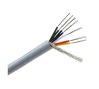 Cable Blindado De 10m, 32, 30, 28, 26AWG, Canal De Audio, 2, 3, 4, 5, 6, 7, 8 Núcleos, Línea De Control De Auriculares, Cable Eléctrico De PVC, Señal De Cobre(Grey 7Cores,10M 26AWG)