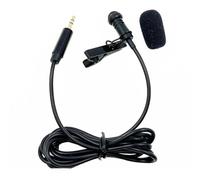 Cable blindado de 2,5 mm, micrófono Lavalier de alta fidelidad, reducción de ruido, conector de 3,5 mm para micrófono de 1,5/2/3 metros