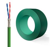 Cable blindado TRVVSP 2C TP for servo de cadena portacables, encoder, negro, 0,2-0,75 mm², 15-200 pies, RoHS(15FT,2C-0.5MM2)