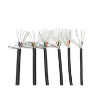 Cable blindado UL2464 de 26-22 AWG - Cable de control de señal de cobre premium for aplicaciones de línea de audio de canal, 1 unidad(2 MS-8 CORES 22 AWG)