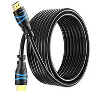 Cable BlueRigger HDMI de alta velocidad de 15 m (50 pies) para instalación en pared, Categoría CL3, Compatible con 4K, Ultra HD, 3D, 1080p, Ethernet y ARC (último estándar)