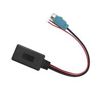 Cable Bluetooth AUX IN ABS Módulo Bluetooth para Automóvil Adaptador de Audio Inalámbrico de 12 V para Teléfono Transmisión de MP3 Plug and Play para IDA X001 IVA 205R Estéreo para Automóvil