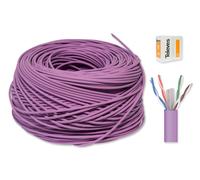 Cable Bobina U/UTP CAT6 Eca Cu LSHF Ø6.2mm Violeta (305 mts) - TELEVES 2123