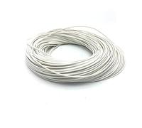Cable calefactor de caucho de silicona blanco de 1 metro y 10 ohmios: cable calefactor eléctrico versátil for almohadillas térmicas, tapetes y más de bricolaje(10M 10 Ohm)