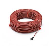 Cable calefactor de fibra de carbono 12K - Cable calefactor infrarrojo de caucho de silicona de 5 V-220 V - 20-100 metros(30m)