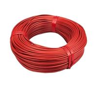 Cable calefactor de silicona Cable de calefacción por infrarrojos for suelo radiante, diámetro 3 mm, bobina fibra carbono 12 K, 33 ohmios/m(100M)