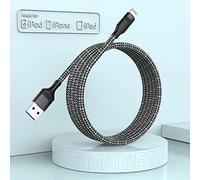 Cable Cargador iPhone, [MFi Certificado] 5M Cable iPhone Nylon Trenzado Original Cable Lightning Carga Rápida para Apple iPhone 14 13 12 11 XR XS Max 8 Plus 8 7 Plus 7 6S 6 Plus 6 SE 5S 5C