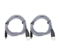 Cable cargador mini USB de nailon de alta calidad para Nintendo 3DS XL y 2DS. Protección contra sobrecorriente durante el juego. Compatible con DSi