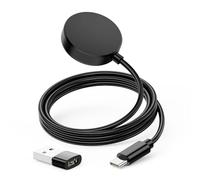 Cable Cargador USB C para Samsung Galaxy Watch 7/Ultra/6/6 Classic/5/5 Pro/4/4 Classic/3/Active 2/Active 1/FE, Base de Carga para Samsung Galaxy Smartwatch con Adaptador de Type C a USB-A (1 unidad)