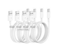 Cable CarPlay compatible con iPhone 16/15 Pro/Plus, cable de carga rápida USB-A a USB-C, 3/6 pies, para iPhone y iPad Pro.