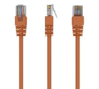 Cable CAT5E UTP moldeado 0,25m Naranja PP12-0,25M/O