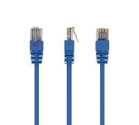 Cable CAT5E UTP moldeado 1m Azul