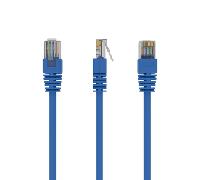 Cable CAT5E UTP moldeado 1m Azul