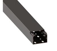 Cable Coach Habengut - Canaleta para Cables (con Orificio de Montaje en el Suelo) 40 x 60 mm, PVC, Color Bronce, Longitud 1 m
