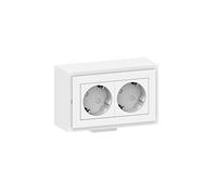 Cable Coach Habengut | Unidad de enchufe para conducto de cable 15 x 30 mm, color blanco