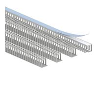 Cable Coach VK Flex-Crawler Canaleta para Cables 30x30 mm - Canaleta Flexible para cableado autoadhesiva, 4x0,5 m, Gris - Guía para Cables para oficinas y talleres - Fabricada en Alemania