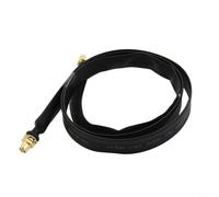 Cable coaxial de alimentación de ventana plana de 80 cm para minero de punto de acceso de helio, para cable de extensión de antena lora RP-SMA macho a hembra para interior y exterior IoT para puerta