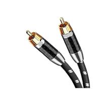 Cable Coaxial De Audio Digital 75 Ω Con Conector RCA A Macho, Estéreo For Altavoz, Subwoofer Alta Fidelidad, AV For TV Y Conexión Datos(0.5m)