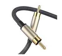 Cable Coaxial de Audio Digital RAC, Cable SPDIF de Audio y vídeo macho for proyector de DVD, amplificador de altavoz de TV, 0,5 M, 1M, 2M, 3M, 5M(2m)