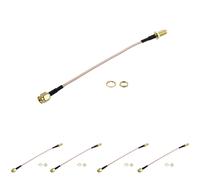 Cable coaxial de crimpado con tuerca macho SMA a hembra SMA, puente flexible
