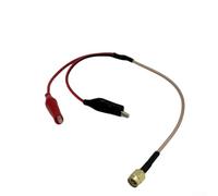 Cable coaxial de extensión de antena WiFi, para SMA macho a clip de cocodrilo, cable coaxial para medidores de prueba y medición de potencia (0,2 metros)