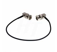 Cable coaxial de vídeo HD SDI de 75 ohm de ángulo recto BNC a ángulo recto BNC Cable de ángulo recto (30 cm)