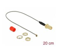 Cable coaxial DeLOCK 89831 RP-SMA hembra a U.FL 20 cm gris