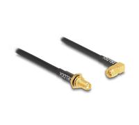 Cable coaxial Delock SMA hembra a macho 90° RG-58 30 cm