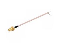 Cable coaxial RF RG316 SMA hembra a conector de cable soldadura PCB for enrutador inalámbrico WIFI, GPS, GPRS, baja pérdida(RP SMA F to PCB A,5CM)
