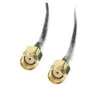 Cable coaxial RG174, conector SMA macho a RPSMA for crimpar for extensión RG-174, cable de alimentación cobre for antena tarjeta(Type2-1pcs,5M)
