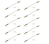 Cable coaxial RG316 con conector SMA macho a SMA hembra, conector de crimpado con tuerca