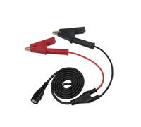 Cable Coaxial RG58 con Conector BNC Macho de Seguridad P1205 A Pinzas de Cocodrilo Dobles para Osciloscopio (120 cm)