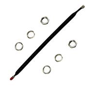 Cable Coaxial RP-SMA para Ventana 30CM, Macho a Hembra, Buje de Ventana de Cable Plano, Ideal para Antena WLAN y Antena de Minero de Helio, 2 Paquetes