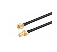 Cable Coaxial SMA macho a SMA macho de alta frecuencia RG58 RF, adaptador de conector de Cable de extensión de antena WiFi de 50ohm, 1 unidad(SMA M to RP SMA F,20CM)