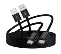 Cable Coche para iphone 17pro 17e Air 16e 16 pro max 15 plus, 1m+0,3m USB a USB C Cable Cargador para Carplay y Android Auto, para iPad 10 Pro 11 Air 5ª4ª para Galaxy S24 S25 para Google Pixel 10a 10